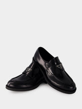 Prada Leather Loafers with Rubber Sole