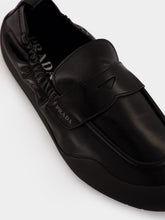 Prada Black Speedrock Leather Loafers