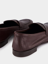 Prada Dark Brown Leather Loafers