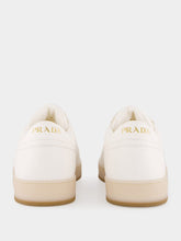 Prada Ivory Downtown Nappa Leather Sneakers