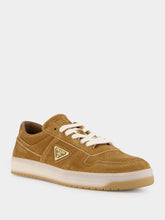 Prada Brown Downtown Delavé Suede Sneakers