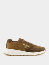 Prada Brown Suede Re-Nylon Sneakers