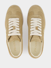 Prada Beige Leather Sneakers
