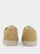 Prada Beige Leather Sneakers