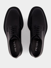 Prada Bright Calf Leather Lace-Up Shoes