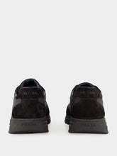 Prada Black Prax 2.0 Re-Nylon Suede Sneakers