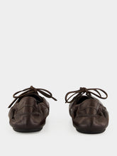 Prada Dark Brown Antiqued Leather Lace-Up Shoes
