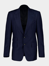 Tom Ford Shelton Sharkskin Suit in Navy