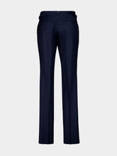 Tom Ford Shelton Sharkskin Suit in Navy