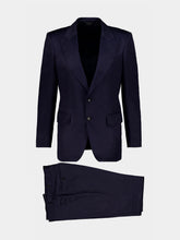 Tom Ford Ink Blue Silk Cupro Single-Breasted Suit