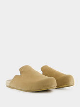 Prada Light Brown Suede Mules