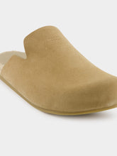 Prada Light Brown Suede Mules