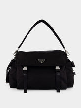 Prada Black Explore Re-Nylon and Leather Bag