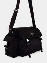 Prada Black Explore Re-Nylon and Leather Bag