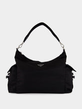 Prada Black Re-Nylon and Leather Explore Bag