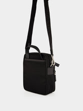 Prada Black Re-Nylon and Saffiano Leather Shoulder Bag