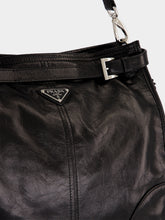 Prada Black Bonnie Leather Shoulder Bag