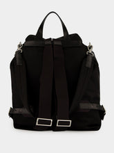 Prada Black Re-Nylon Saffiano Leather Backpack