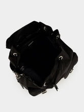 Prada Black Re-Nylon Saffiano Leather Backpack