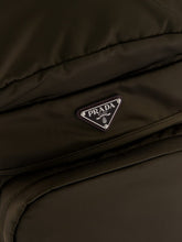 Prada Camouflage Green Speedrock Re-Nylon and Leather Backpack