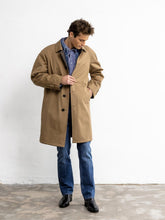 Prada Brown and Beige Reversible Buttoned Coat