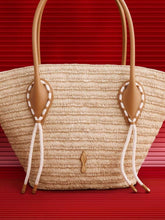 Christian Louboutin Natural Venus Raffia Large Tote Bag