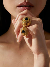 Paola Sighinolfi Reef Gold-Plated Ring with Black Onyx