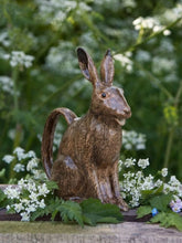 Quail Ceramics Brown Hand-Painted Stoneware Hare Jug