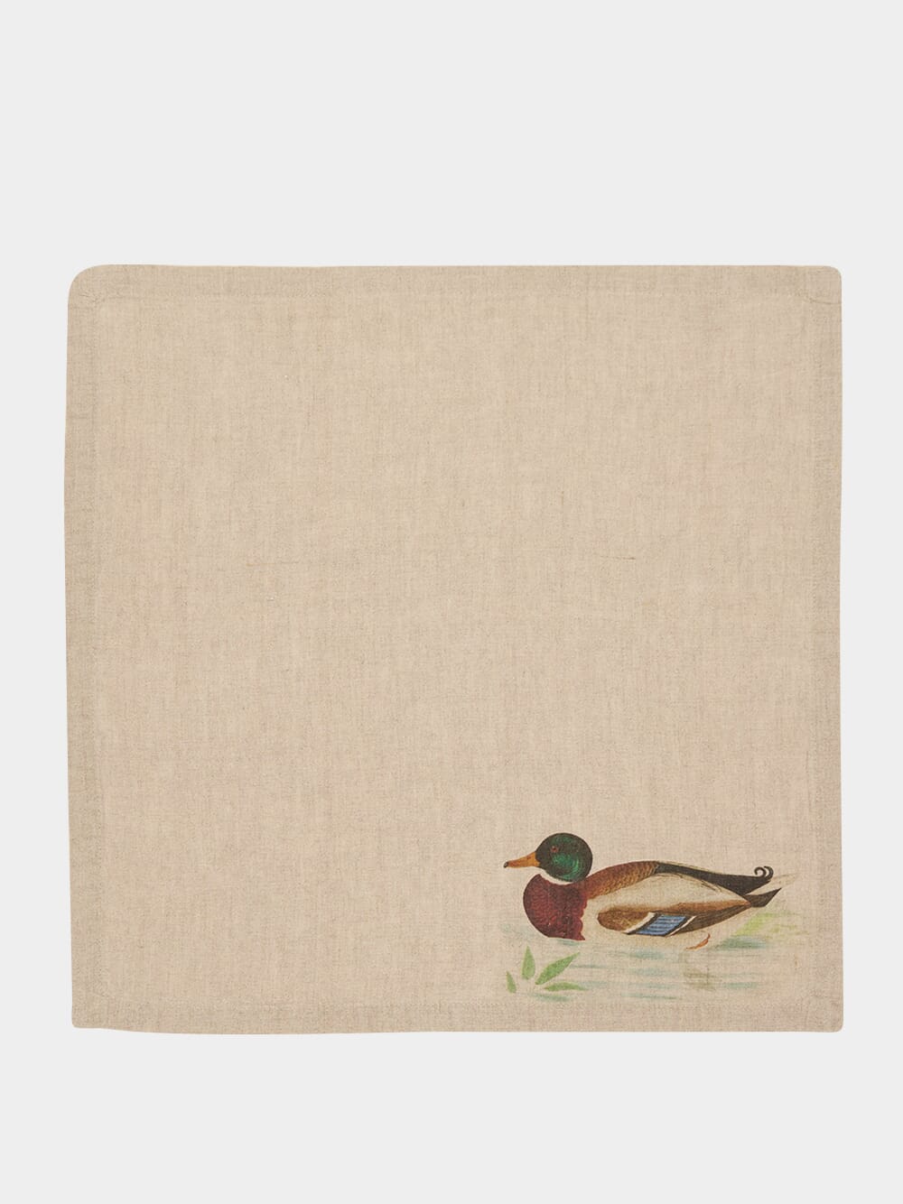 Set of 6 Forest Birds Linen Napkins