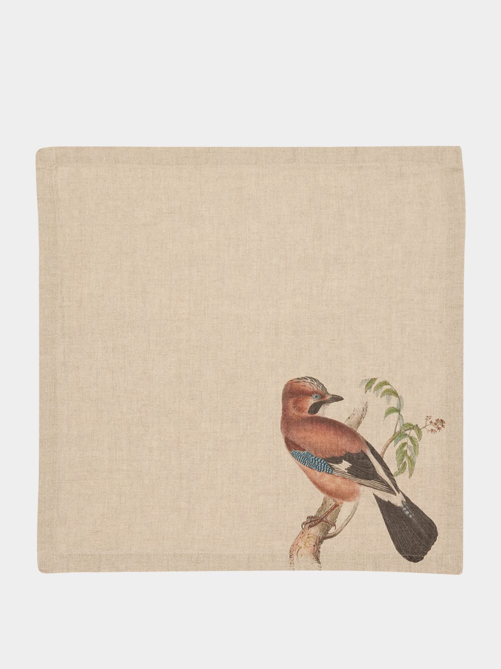 Woodland Birds Linen Napkins Set of 6