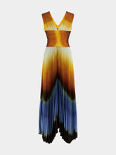 Altuzarra Kalymnos Shibori-Print Maxi Dress