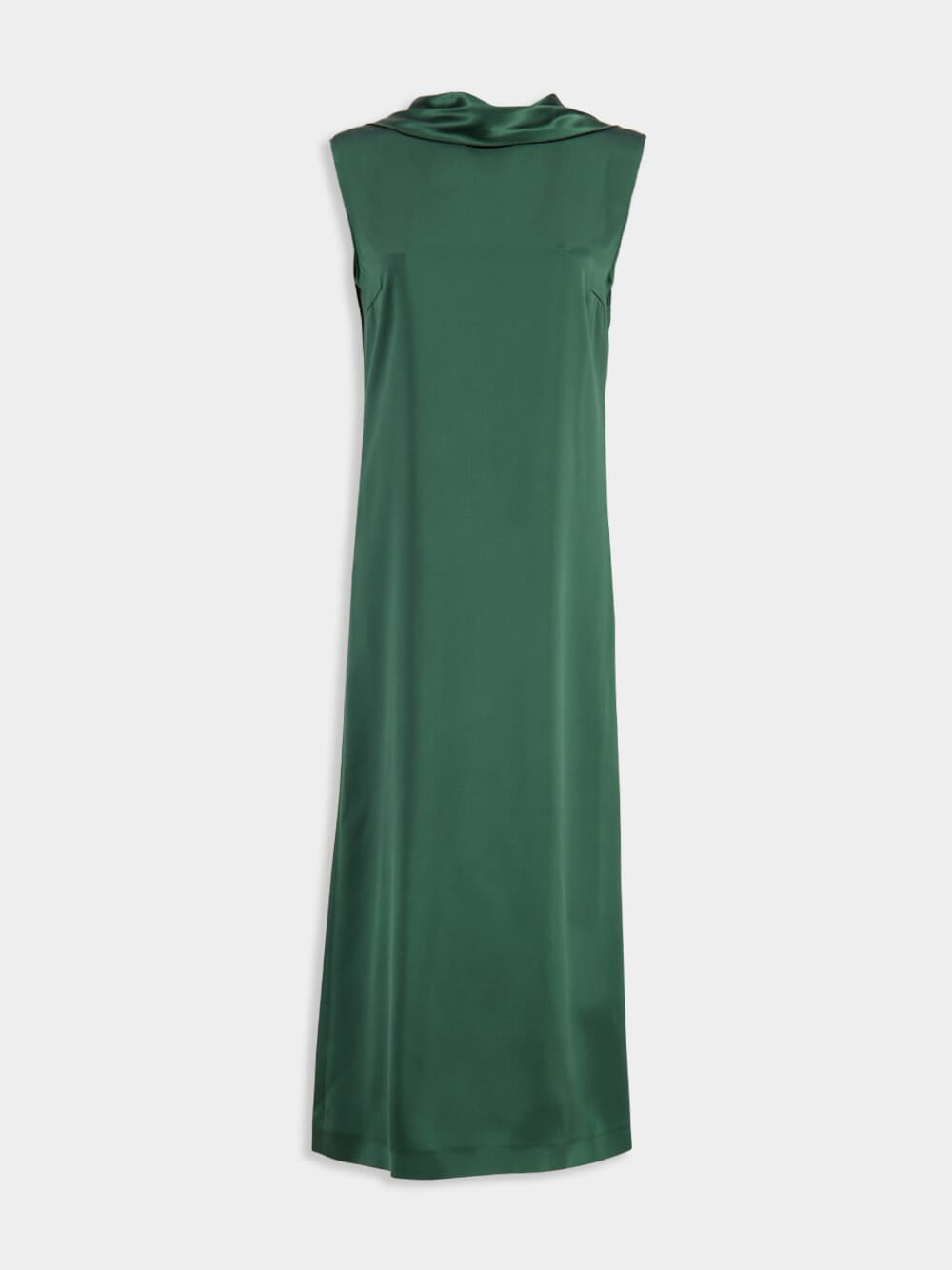 Sethie Silk Maxi Dress in Monstera