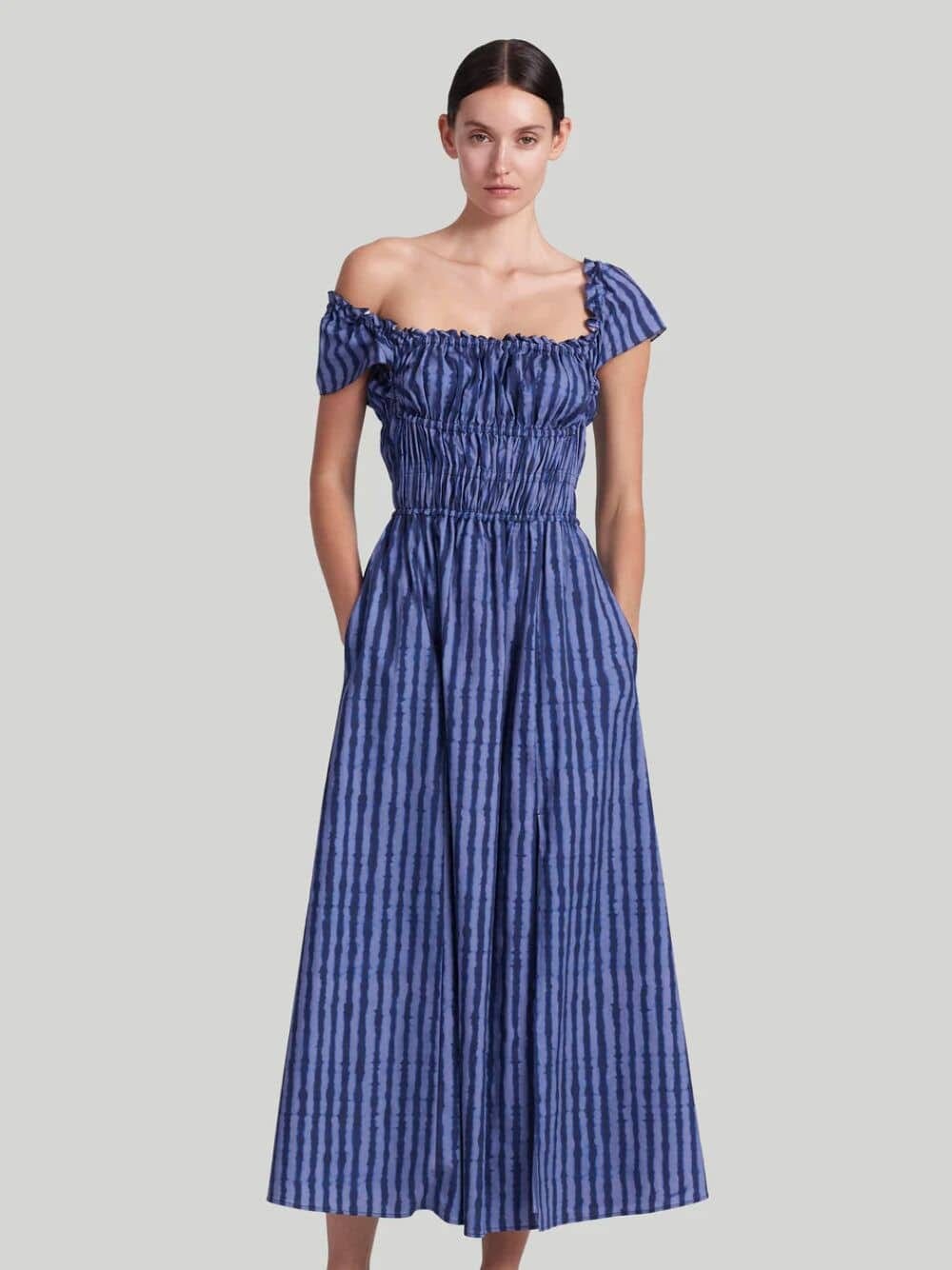 Lily Off-Shoulder Midi Dress