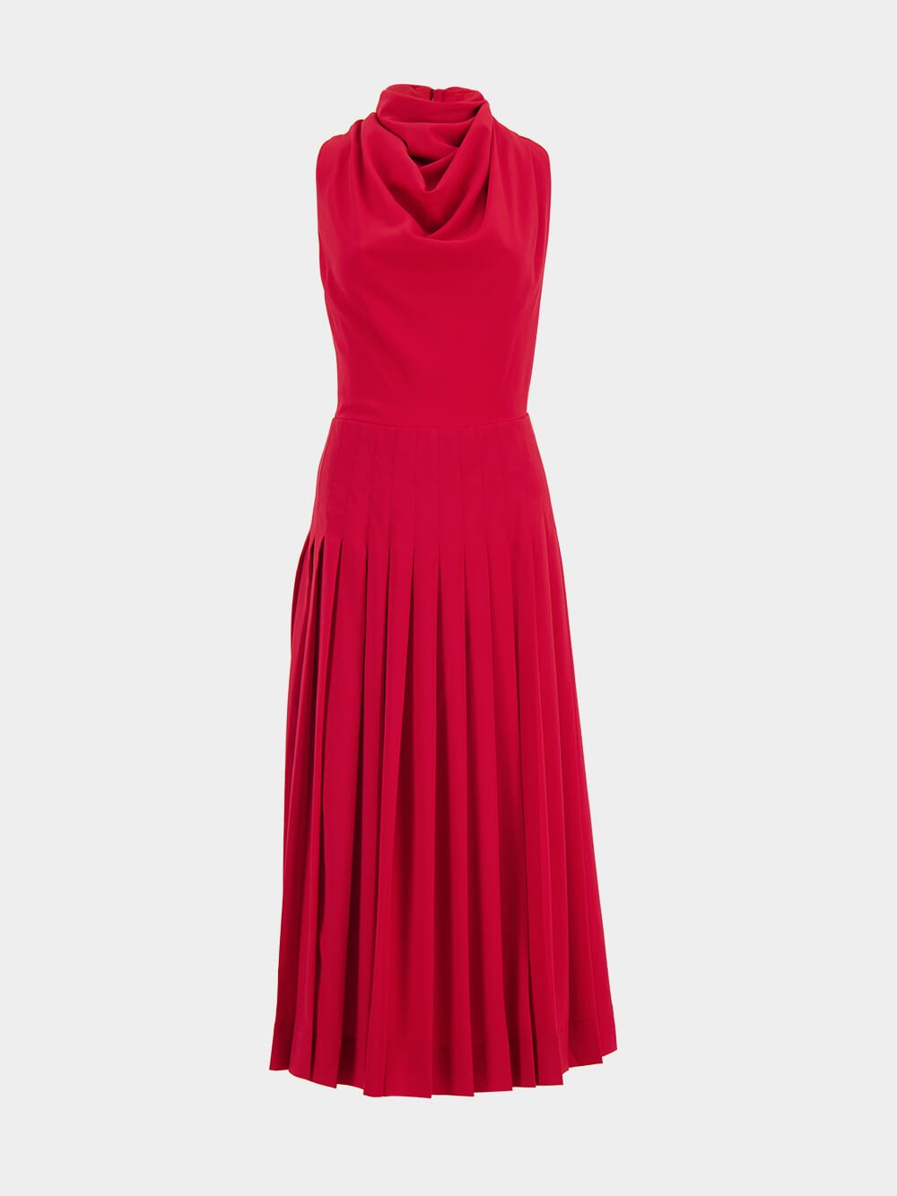 Nathalie Red Midi Dress