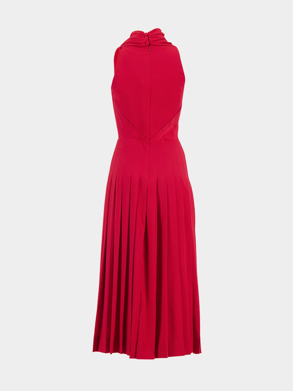 Nathalie Red Midi Dress