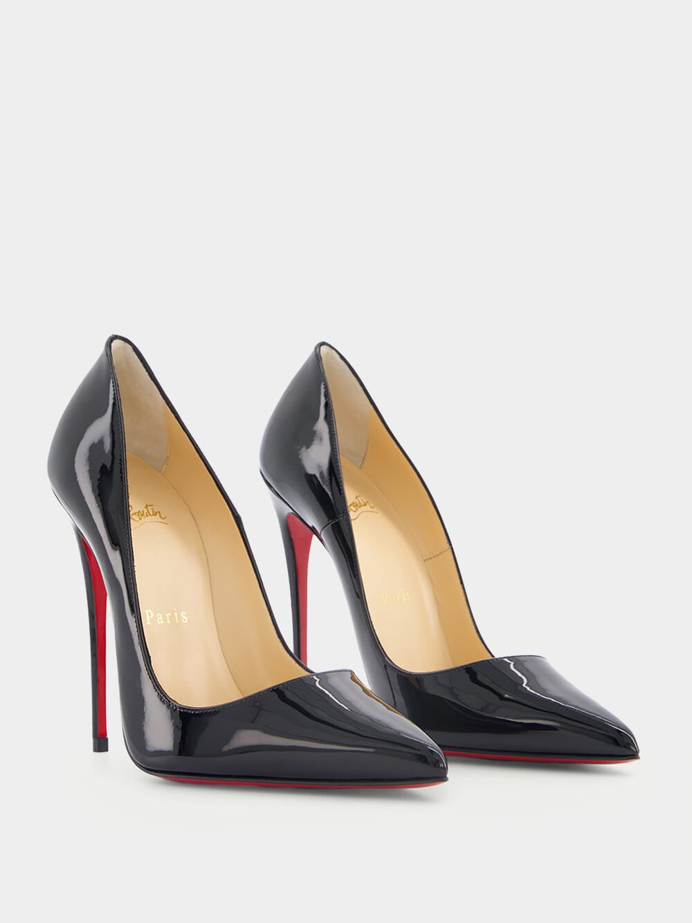 Pigalle Follies 100mm Black Leather Pumps