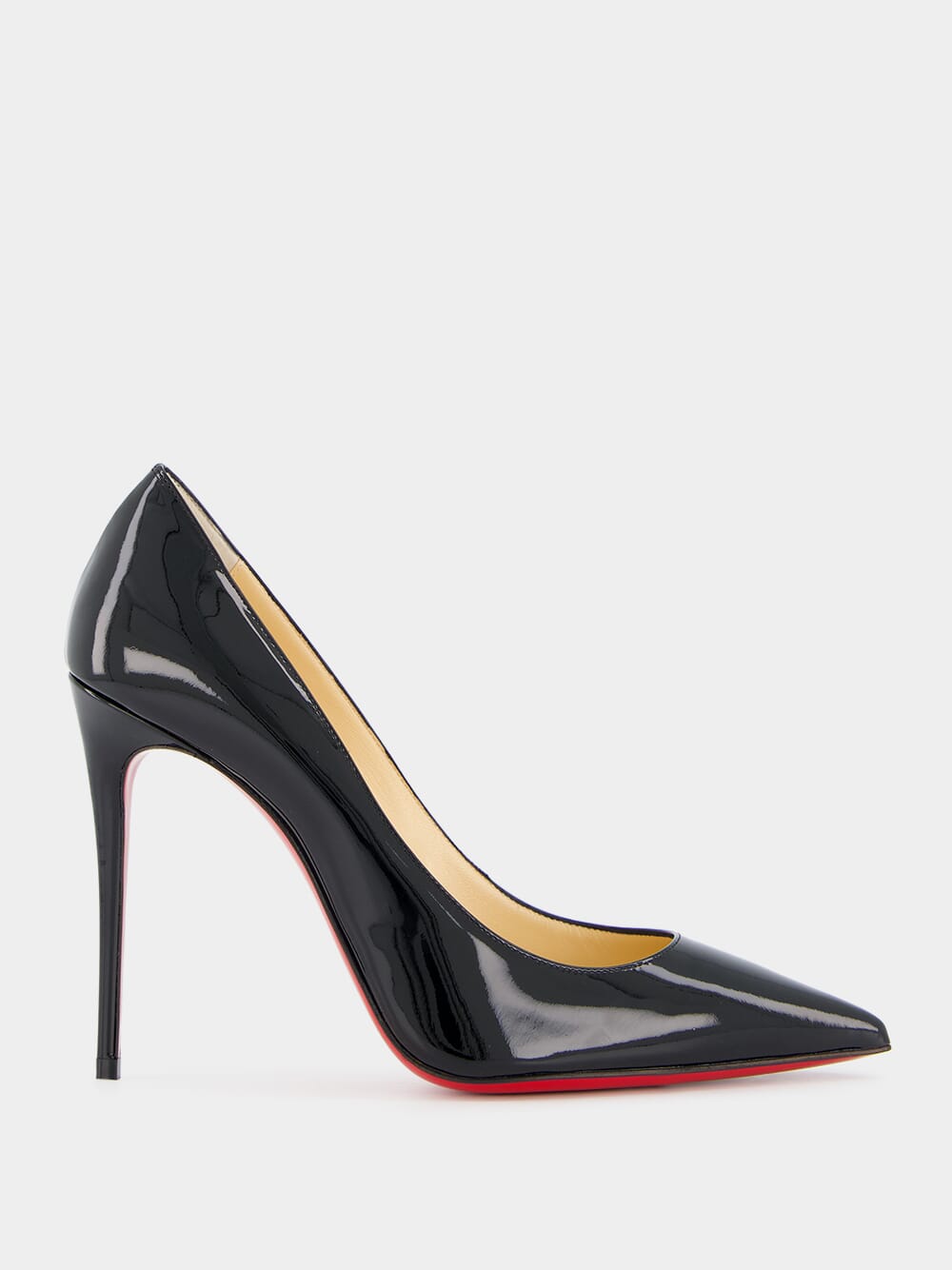 Kate 100mm leather pumps