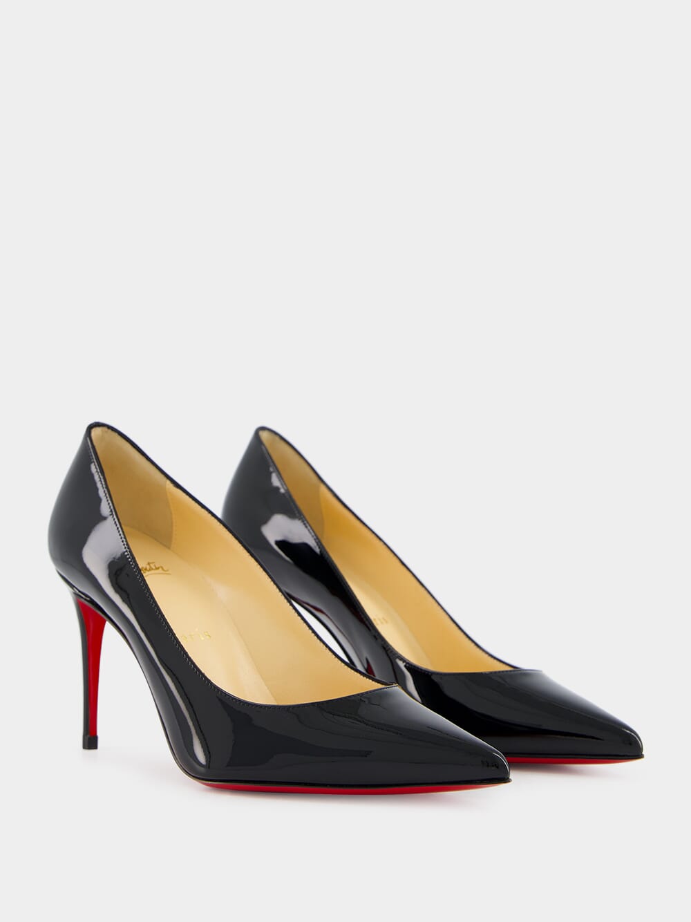 Kate 85mm patent leather pumps