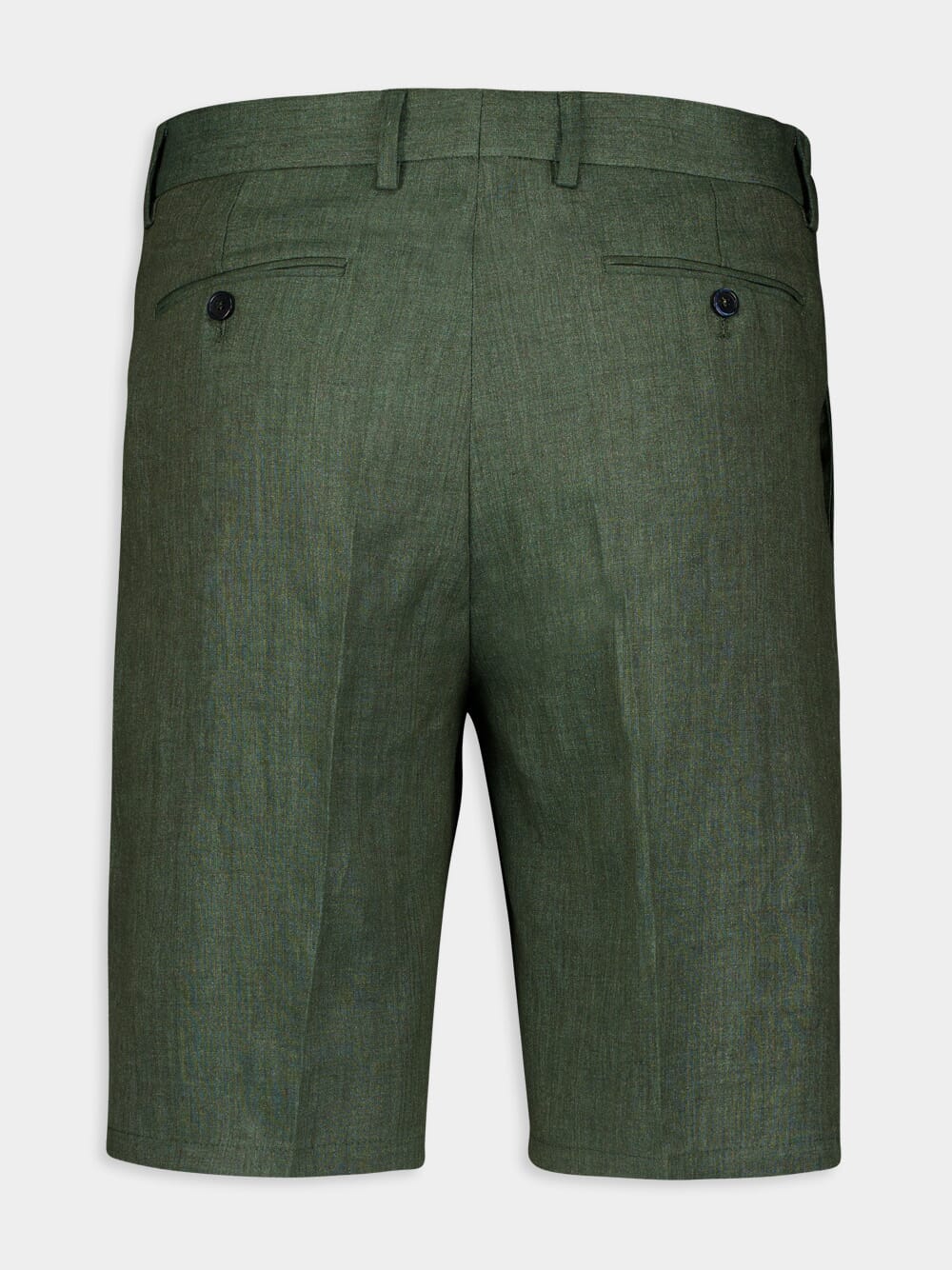 Bermuda Green Linen Shorts