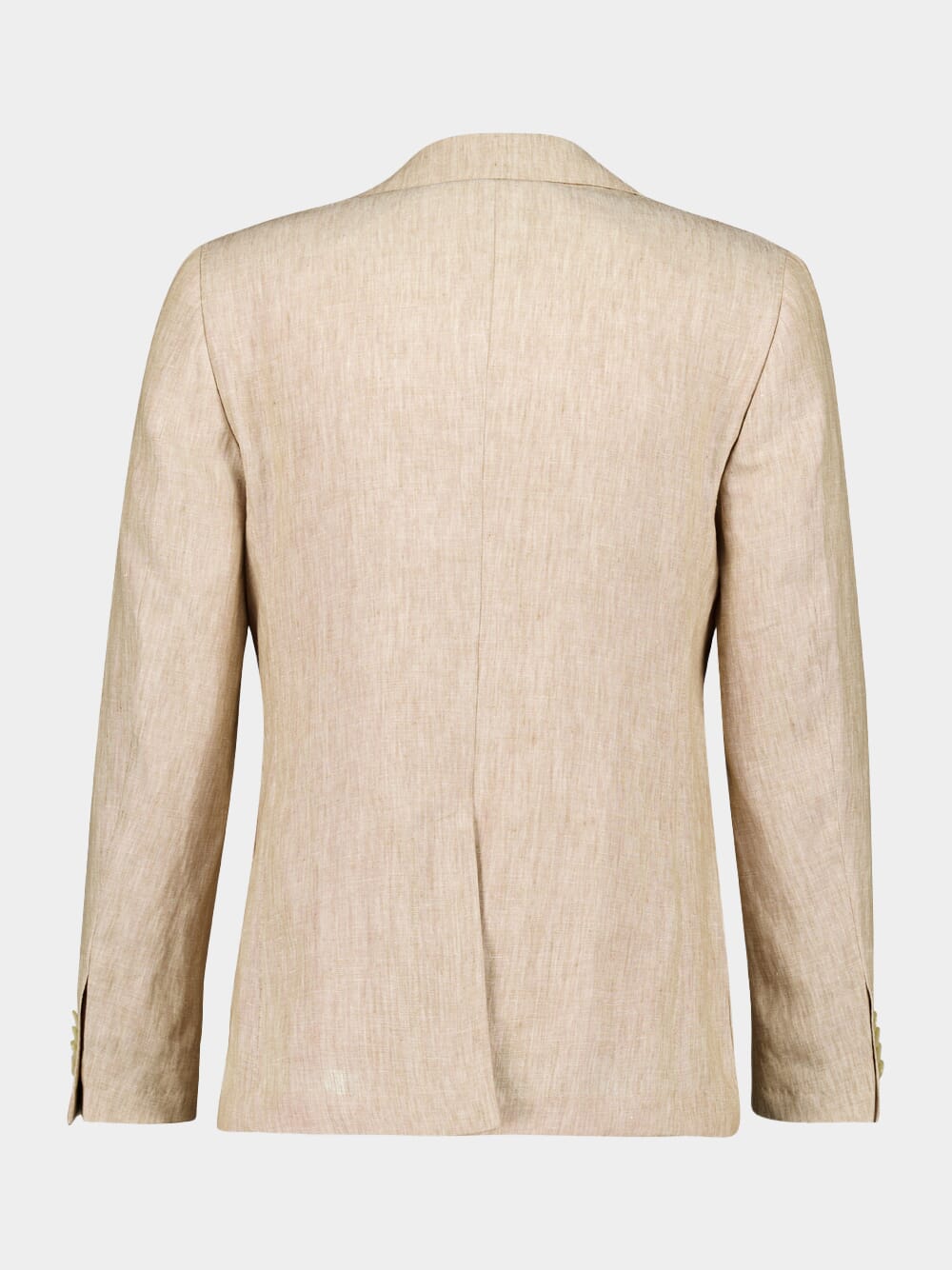 Nut Two-Button Linen Blazer