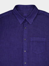 120% Lino Blue Linen Shirt