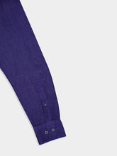 120% Lino Blue Linen Shirt