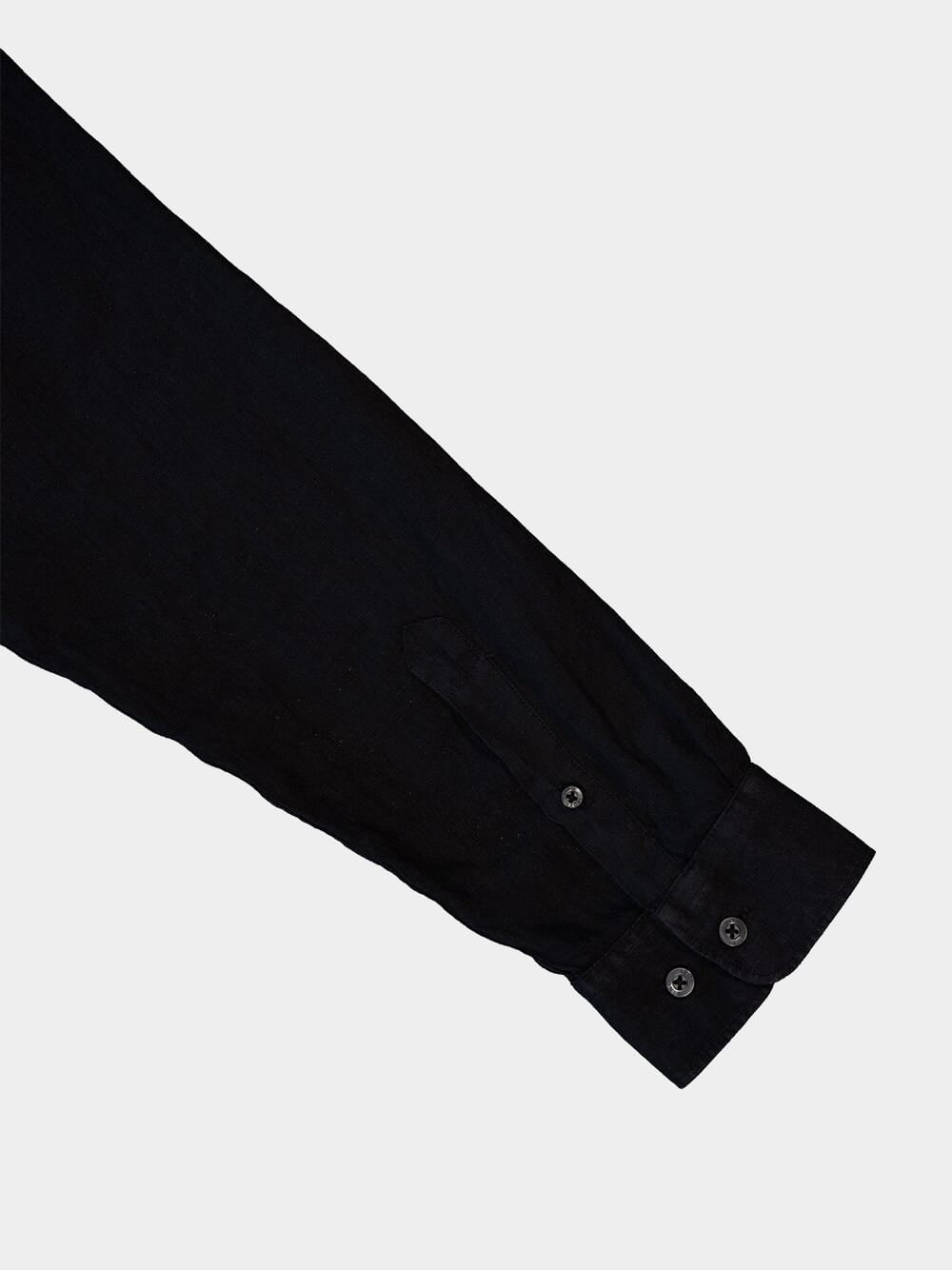 Black Linen Shirt