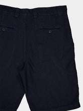 120% Lino Classic Navy Linen Shorts