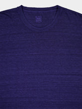 120% Lino Ink Fade Blue Linen T-Shirt