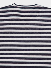 120% Lino Nautical Stripe Linen T-Shirt