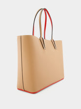 Christian Louboutin Cabata Nude Leather Tote Bag