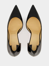 Christian Louboutin Black Iriza 85 Patent Leather Pumps