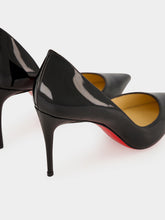 Christian Louboutin Black Iriza 85 Patent Leather Pumps