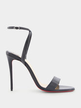 Christian Louboutin Loubigirl 100mm Black Nappa Leather Sandals